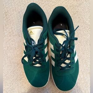 Green and white Adidas VL court 3.0